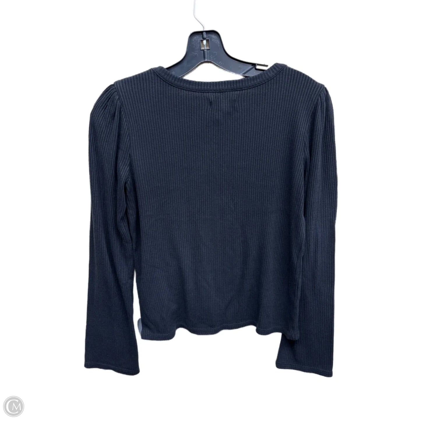 Top Long Sleeve By Madewell In Black, Size: S