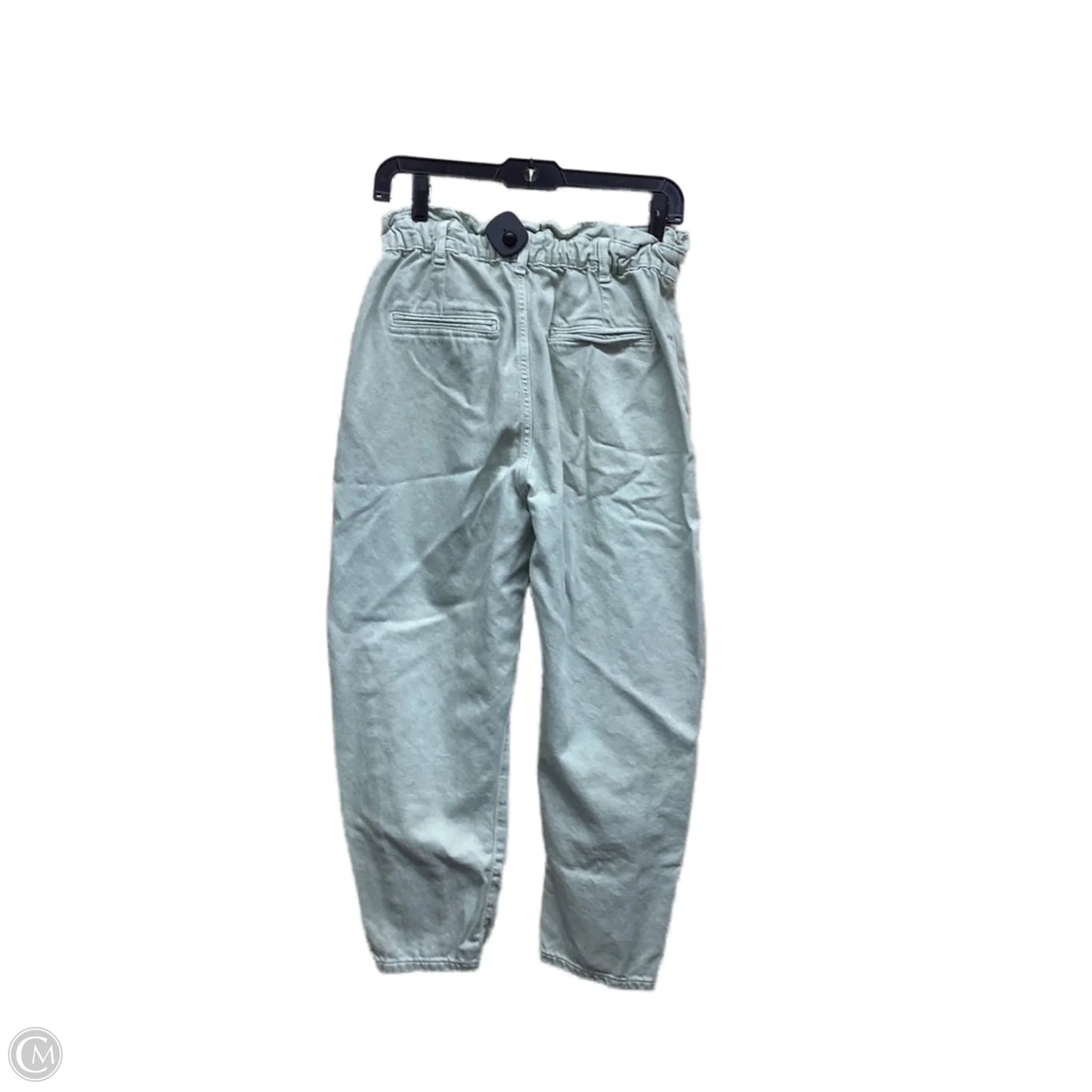 Pants Other By Zara In Green Denim, Size: 4