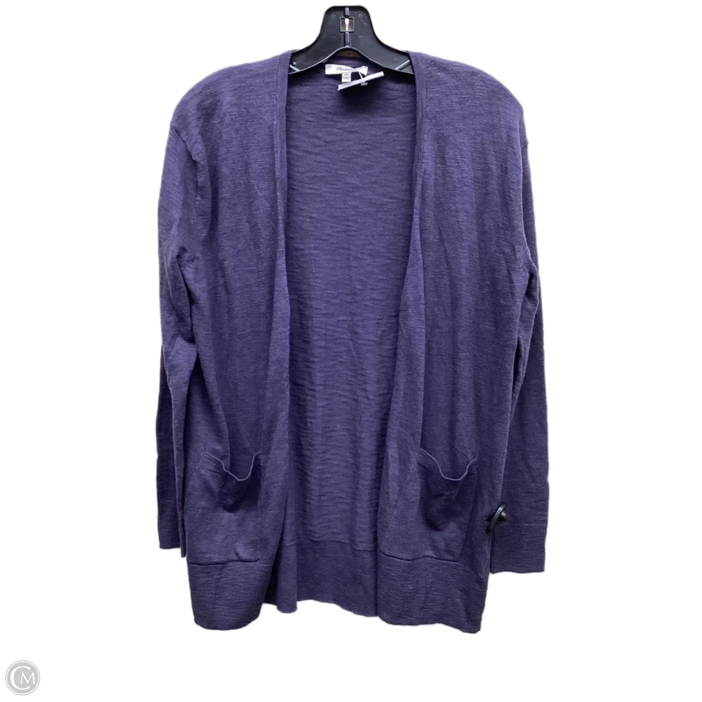 Cardigan By Madewell In Purple, Size: Xxs