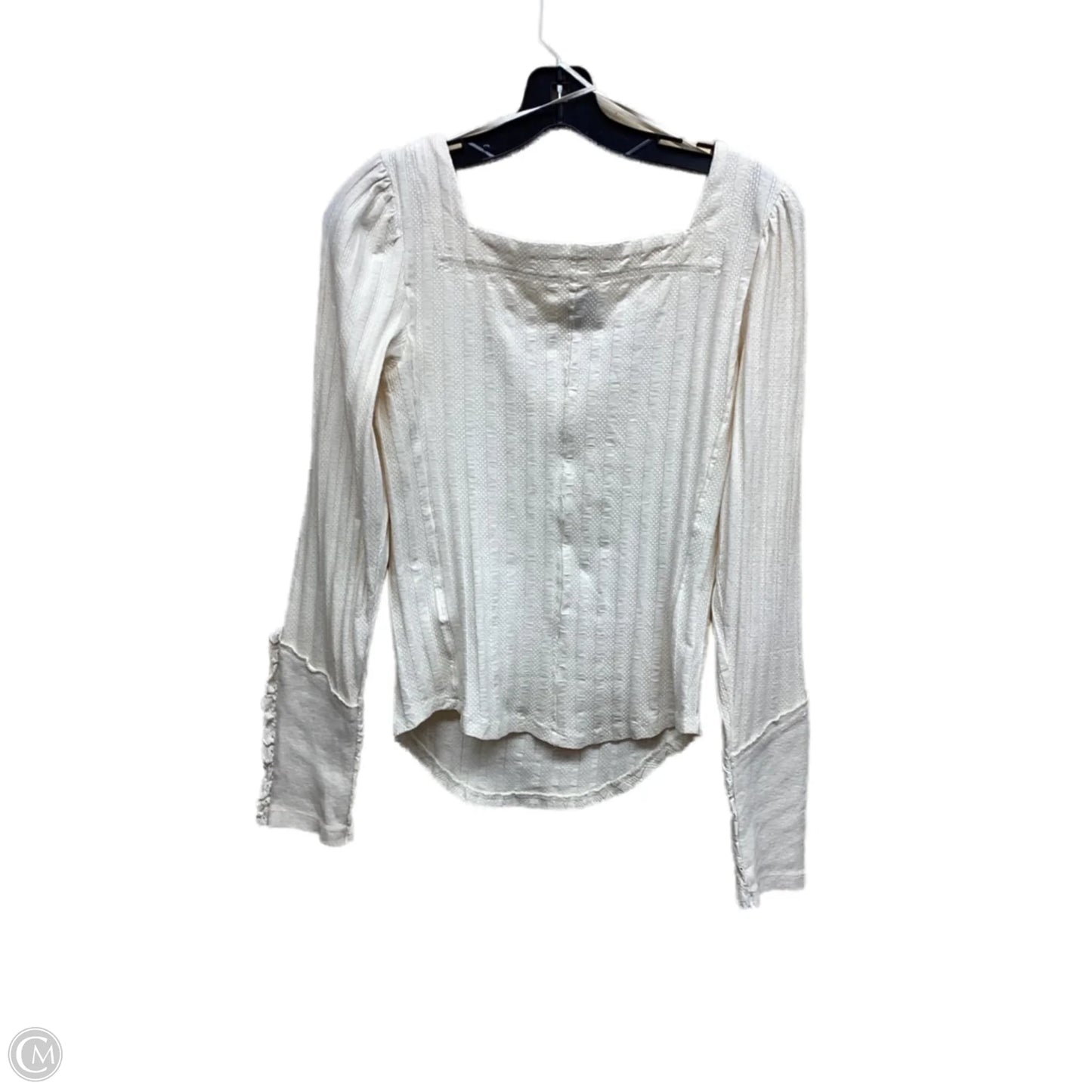 Top Long Sleeve By Free People In Beige, Size: L