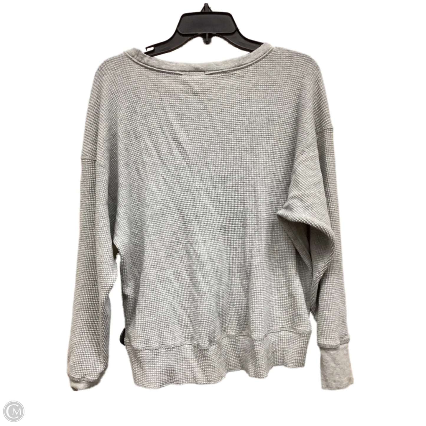 Top Long Sleeve By Aerie In Grey, Size: S