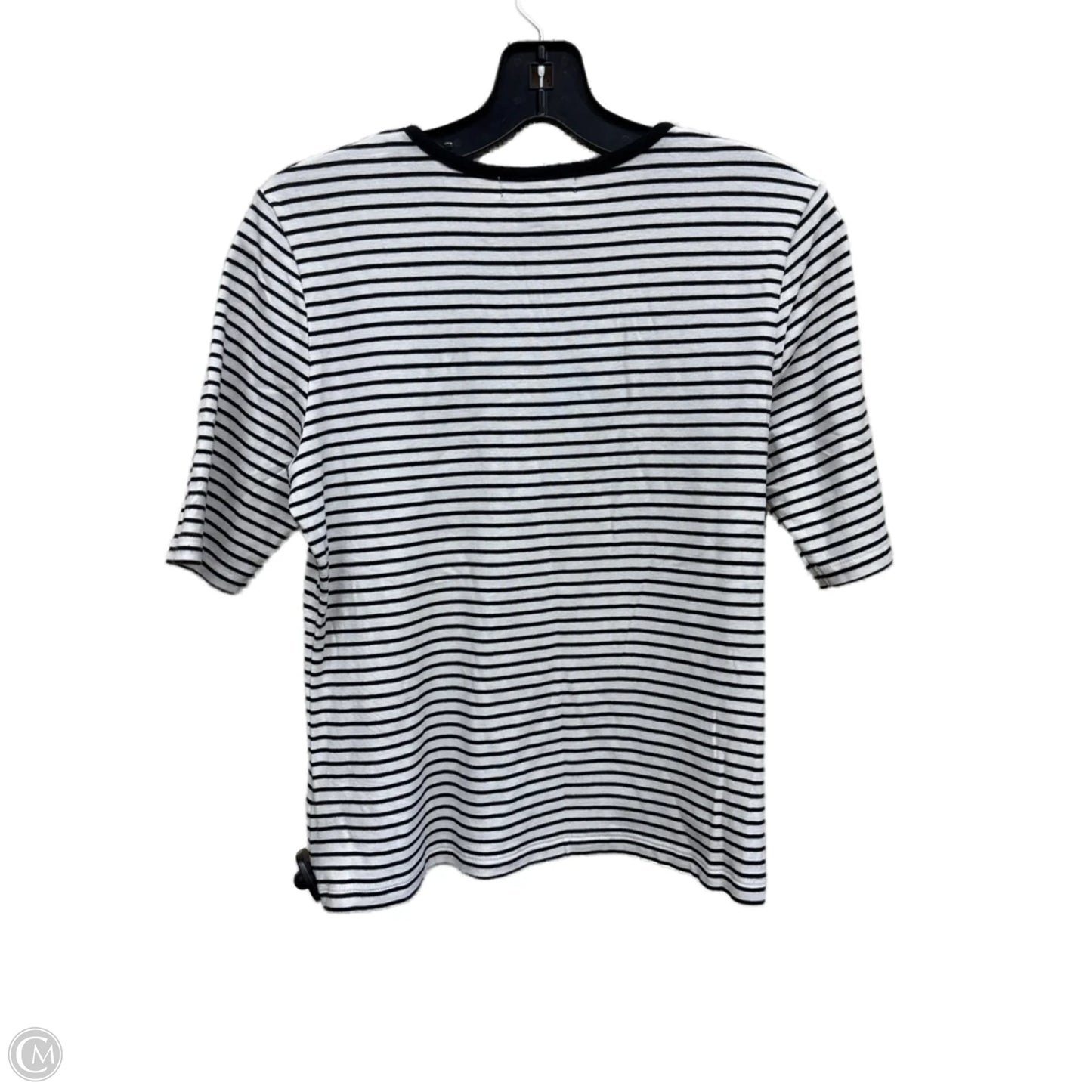 Top Short Sleeve By Cynthia Rowley In Striped Pattern, Size: M