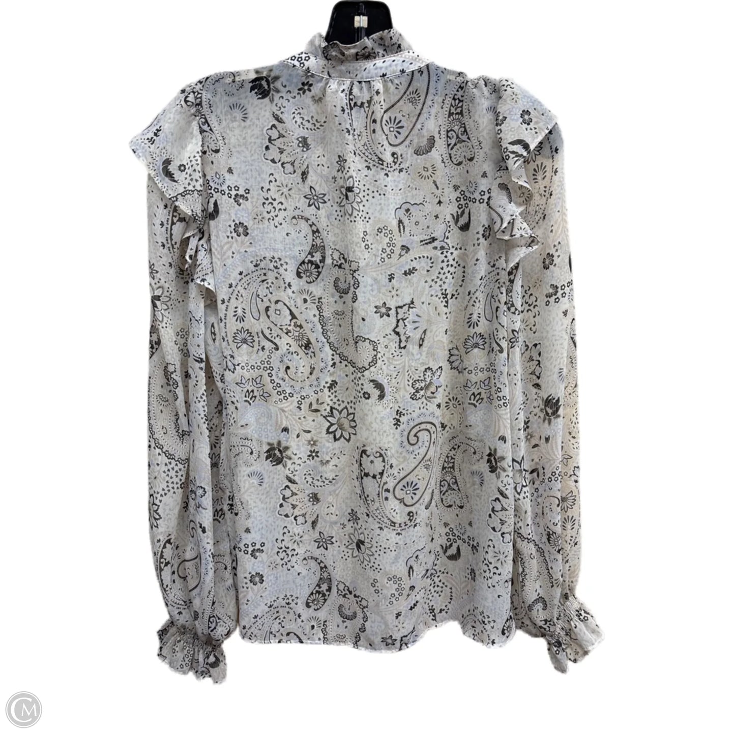 Top Long Sleeve By Clothes Mentor In Floral Print, Size: M