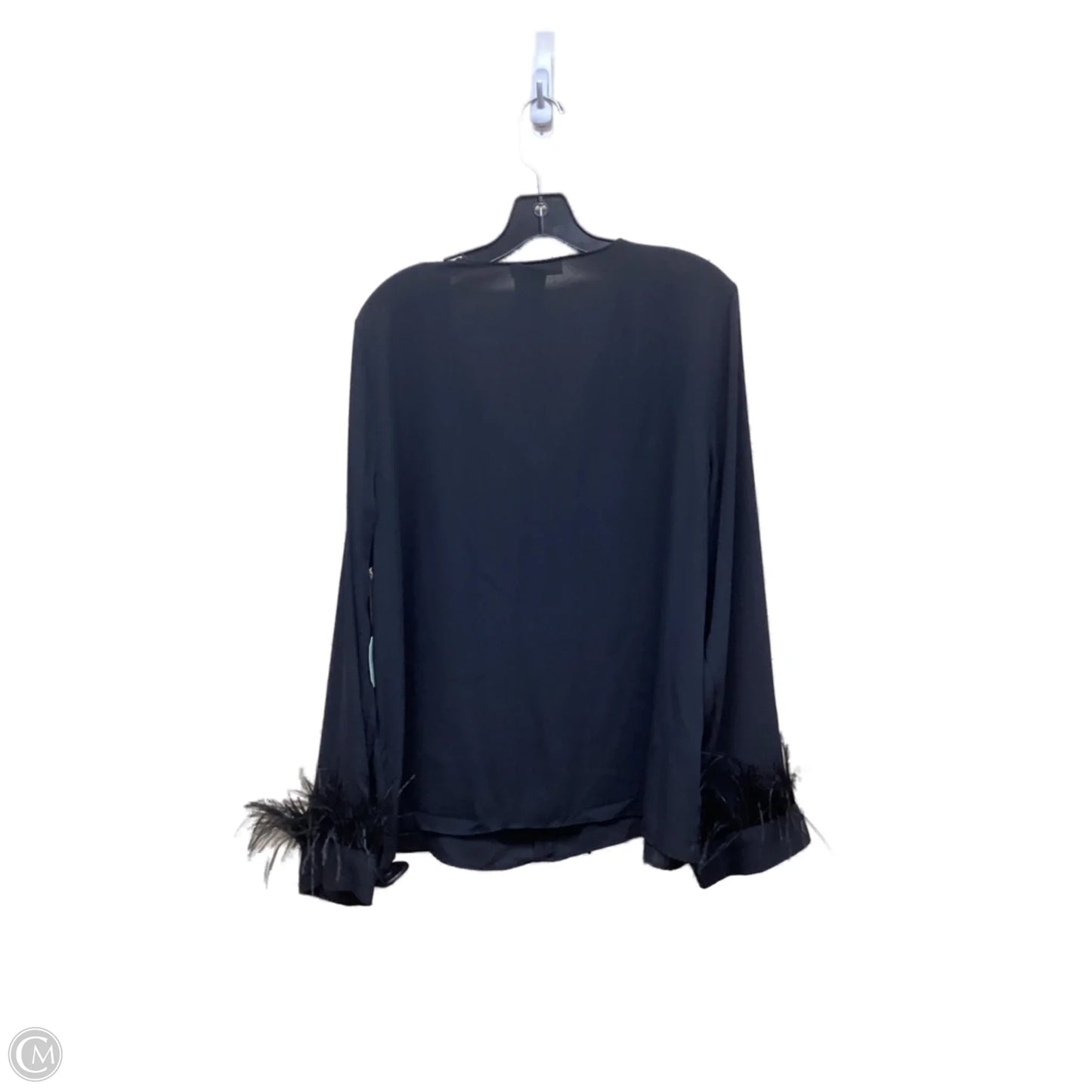 Top Long Sleeve By Clothes Mentor In Black, Size: L
