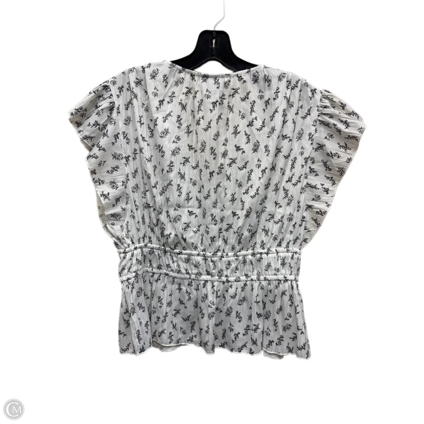 Top Short Sleeve By Scoop In Floral Print, Size: M