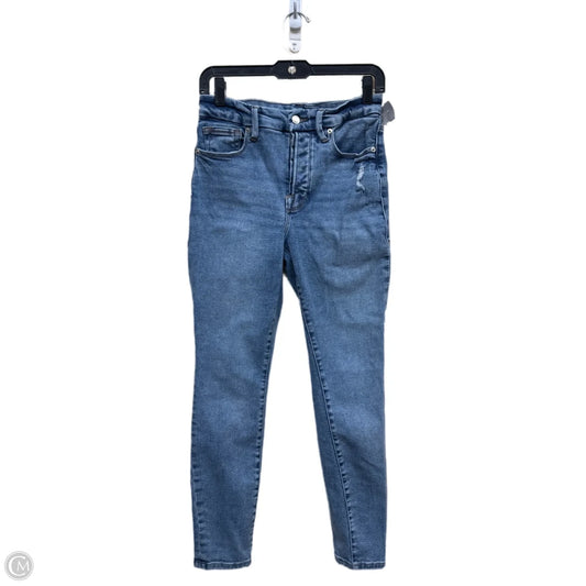 Jeans Skinny By Good American In Blue Denim, Size: 6