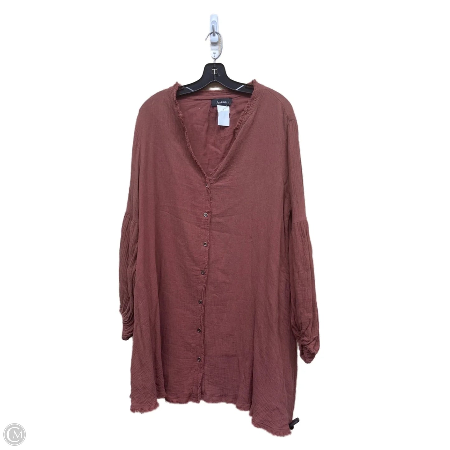 Dress Casual Short By Aakaa In Red, Size: Xl