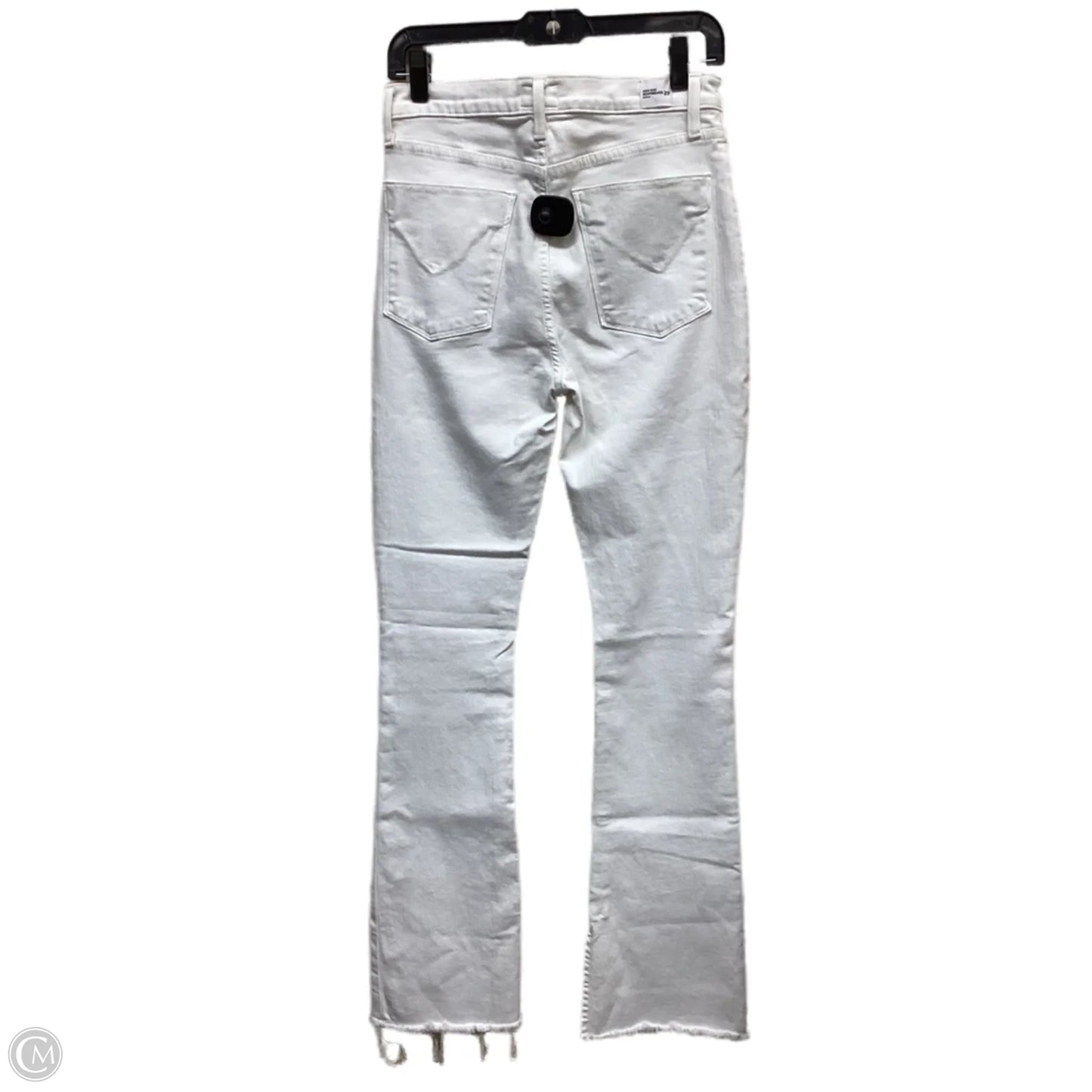Jeans Boot Cut By Hudson In White Denim, Size: 8