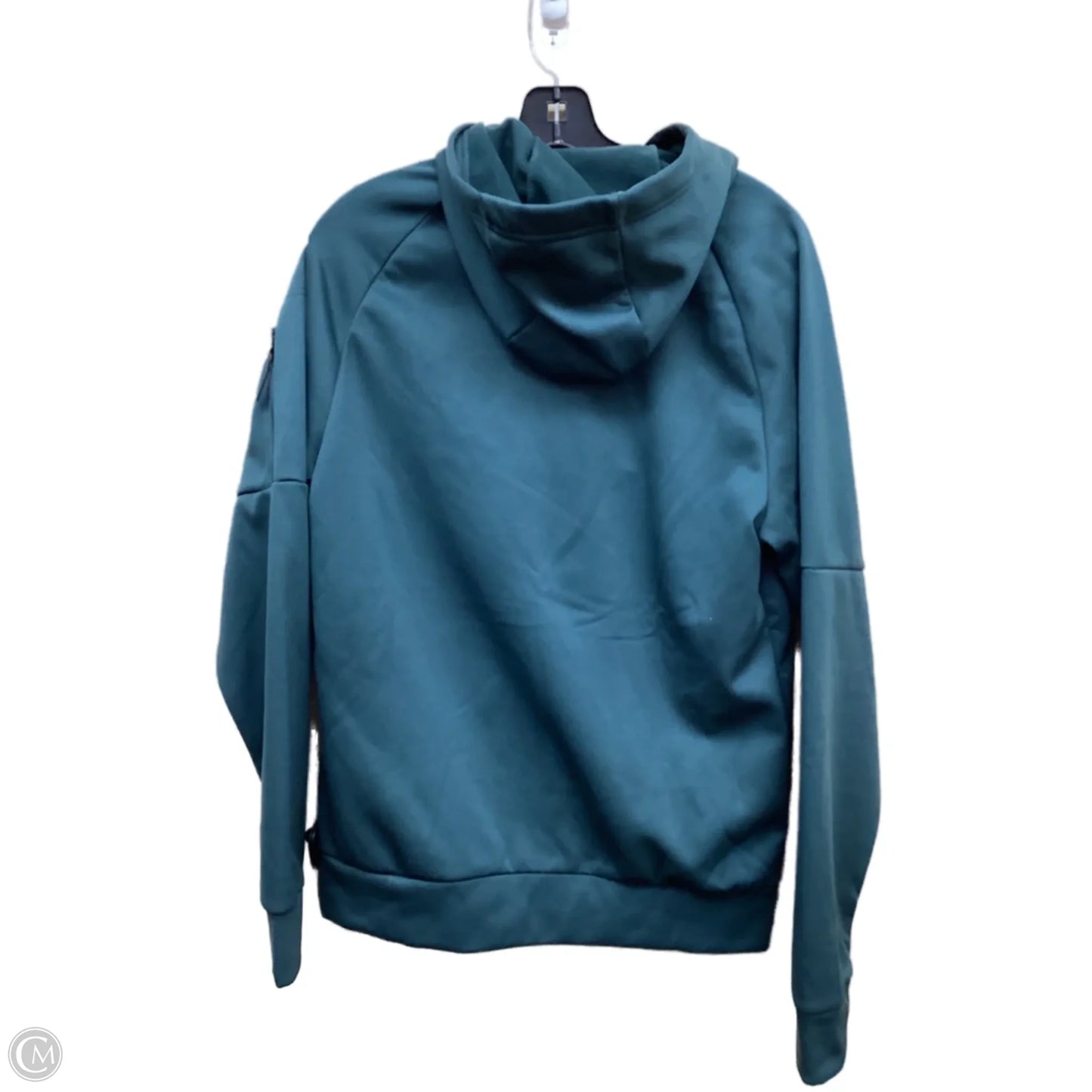 Athletic Jacket By Nike Apparel In Green, Size: S