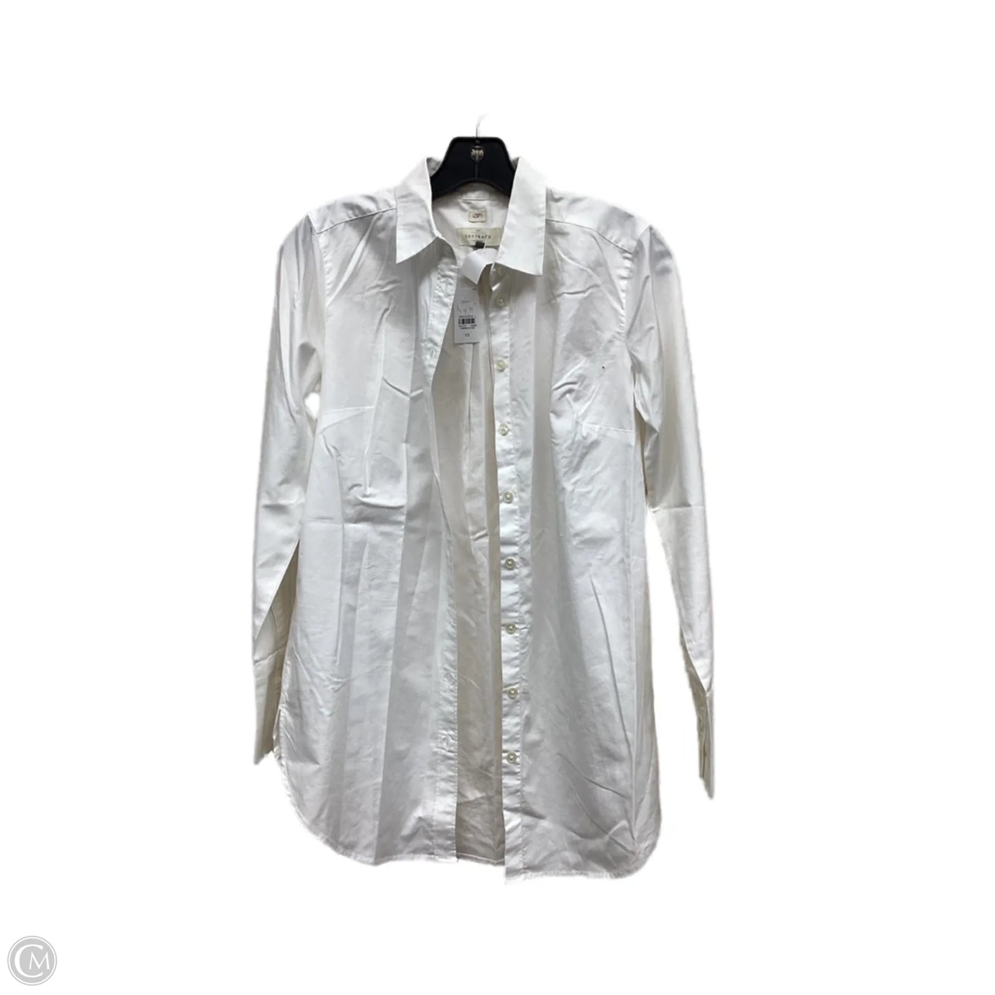 Top Long Sleeve By Loft In White, Size: Xs