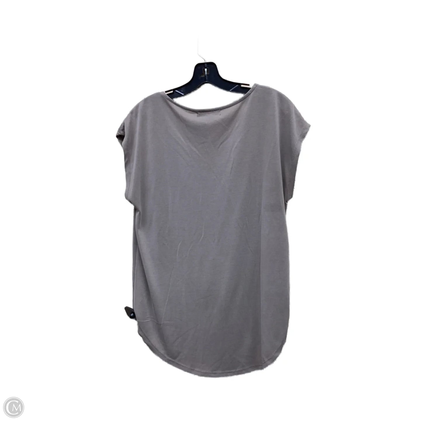 Top Short Sleeve By Green Envelope In Taupe, Size: M