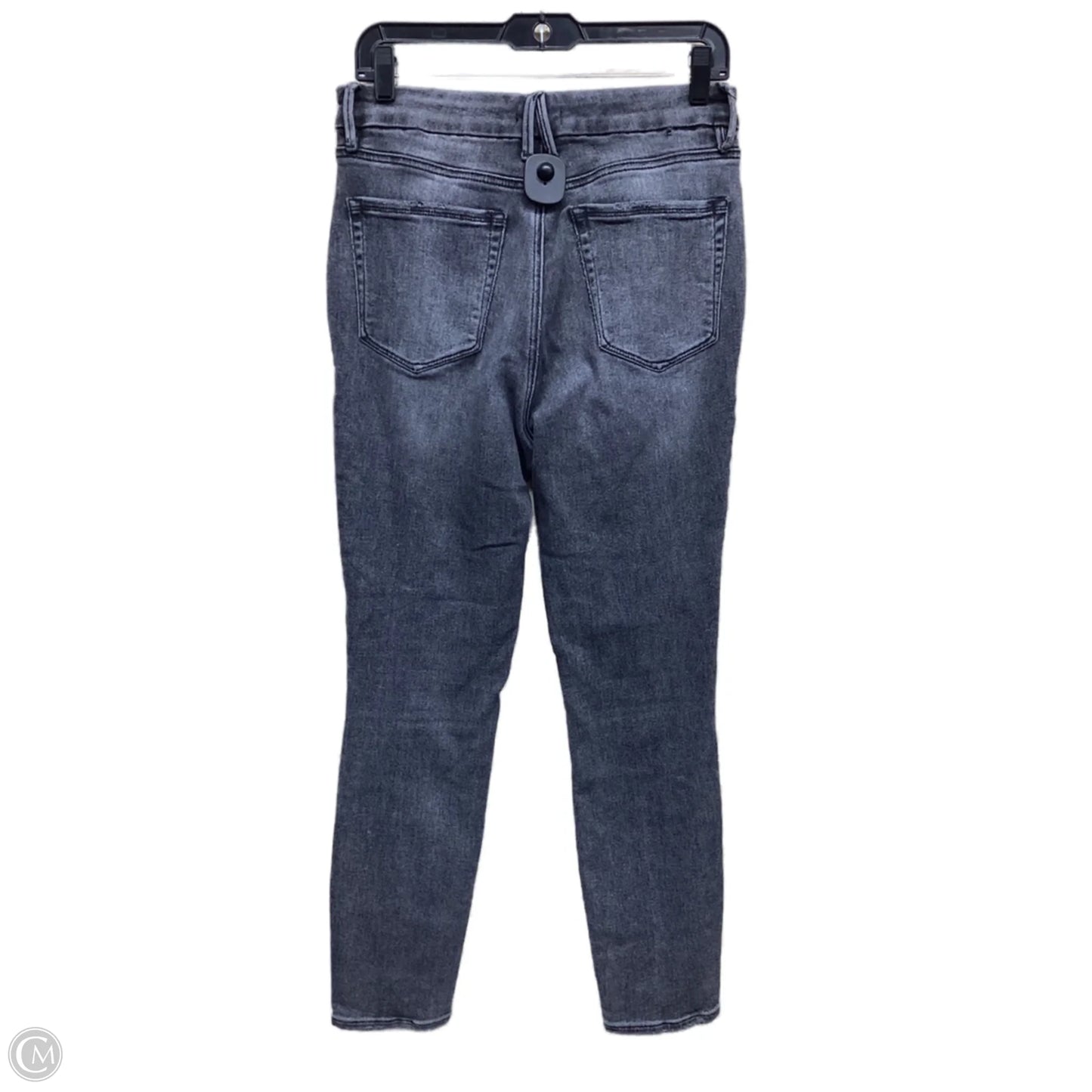 Jeans Straight By Good American In Grey Denim, Size: 12