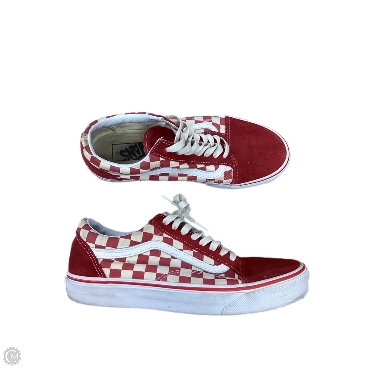 Shoes Sneakers By Vans In Red, Size: 8.5