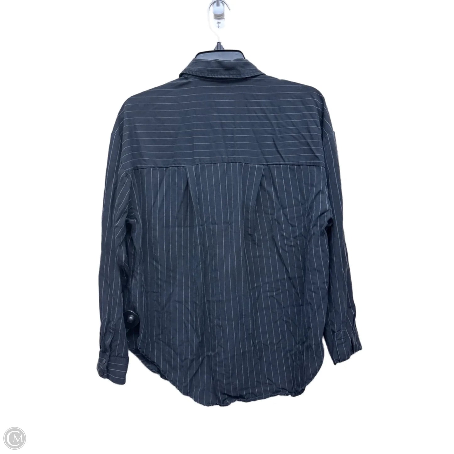 Top Long Sleeve By Express In Striped Pattern, Size: S