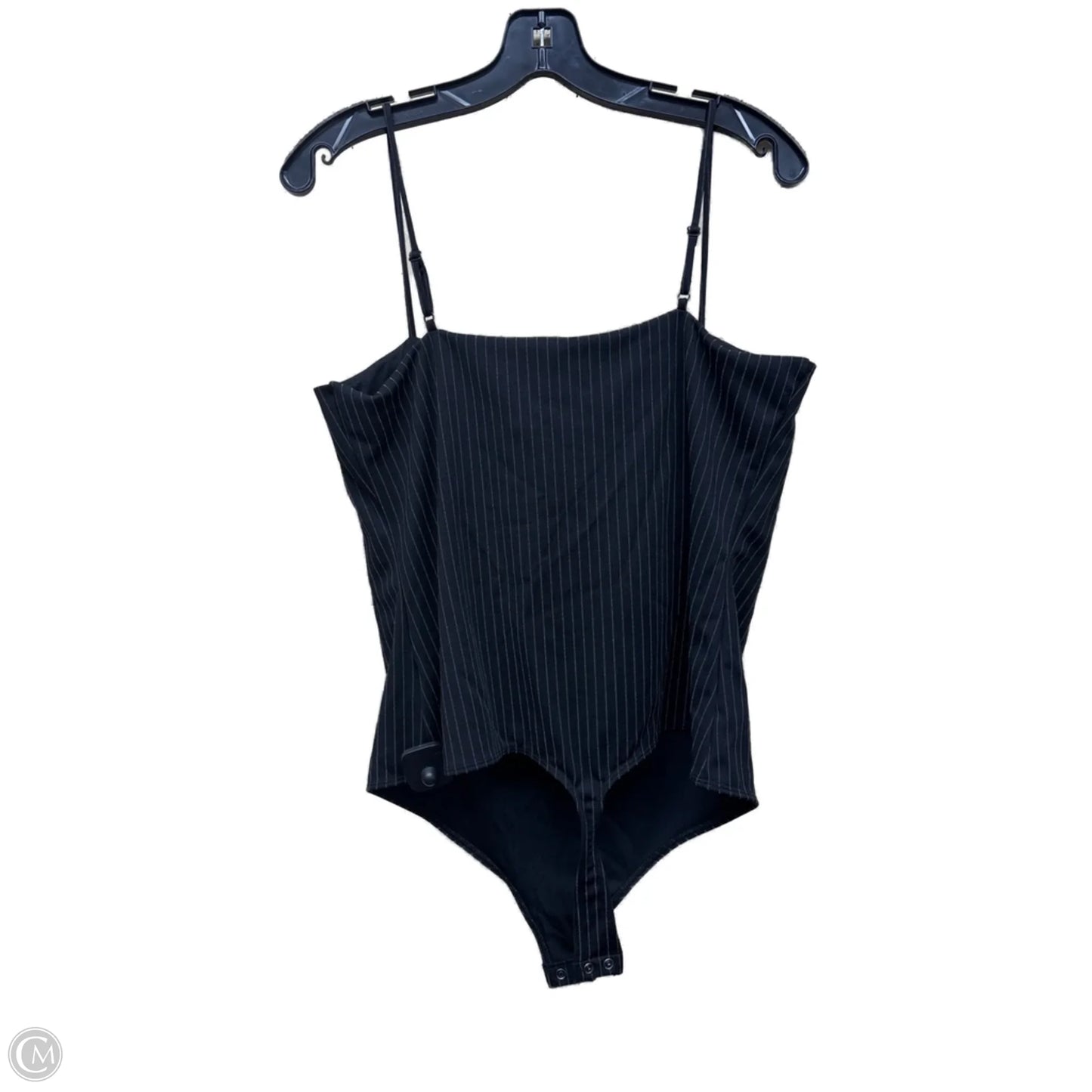 Bodysuit By Express In Striped Pattern, Size: M