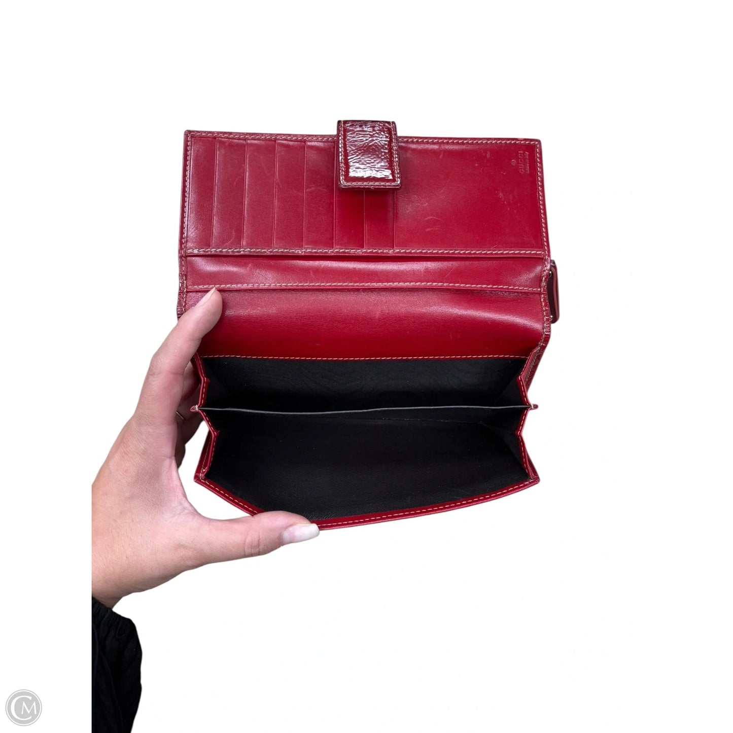 Wallet Luxury Designer By Gucci, Size: Large