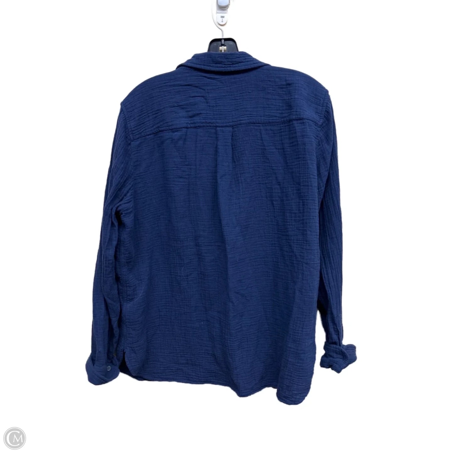 Top Long Sleeve By J. Crew In Navy, Size: L