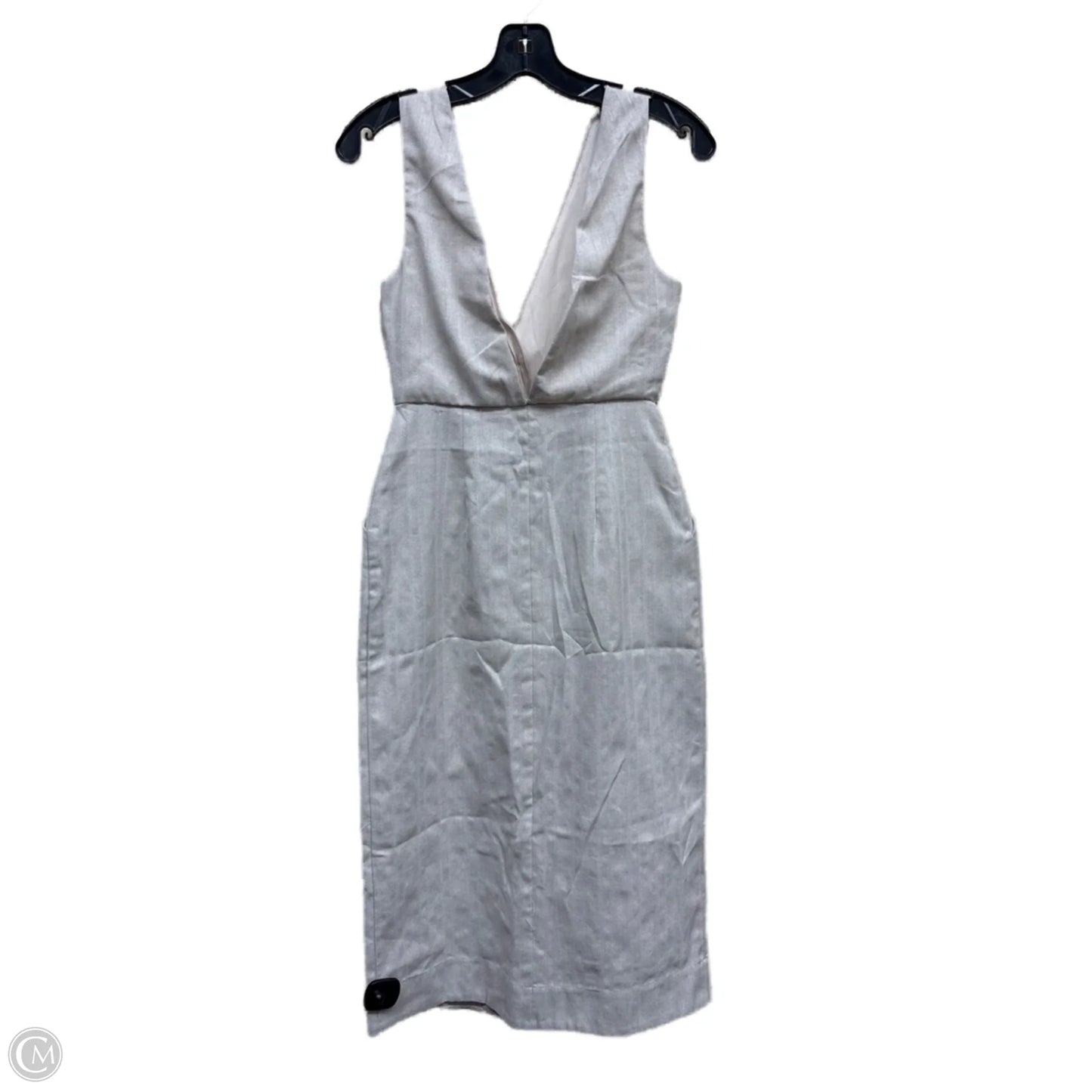 Dress Casual Midi By Aakaa In Beige, Size: S