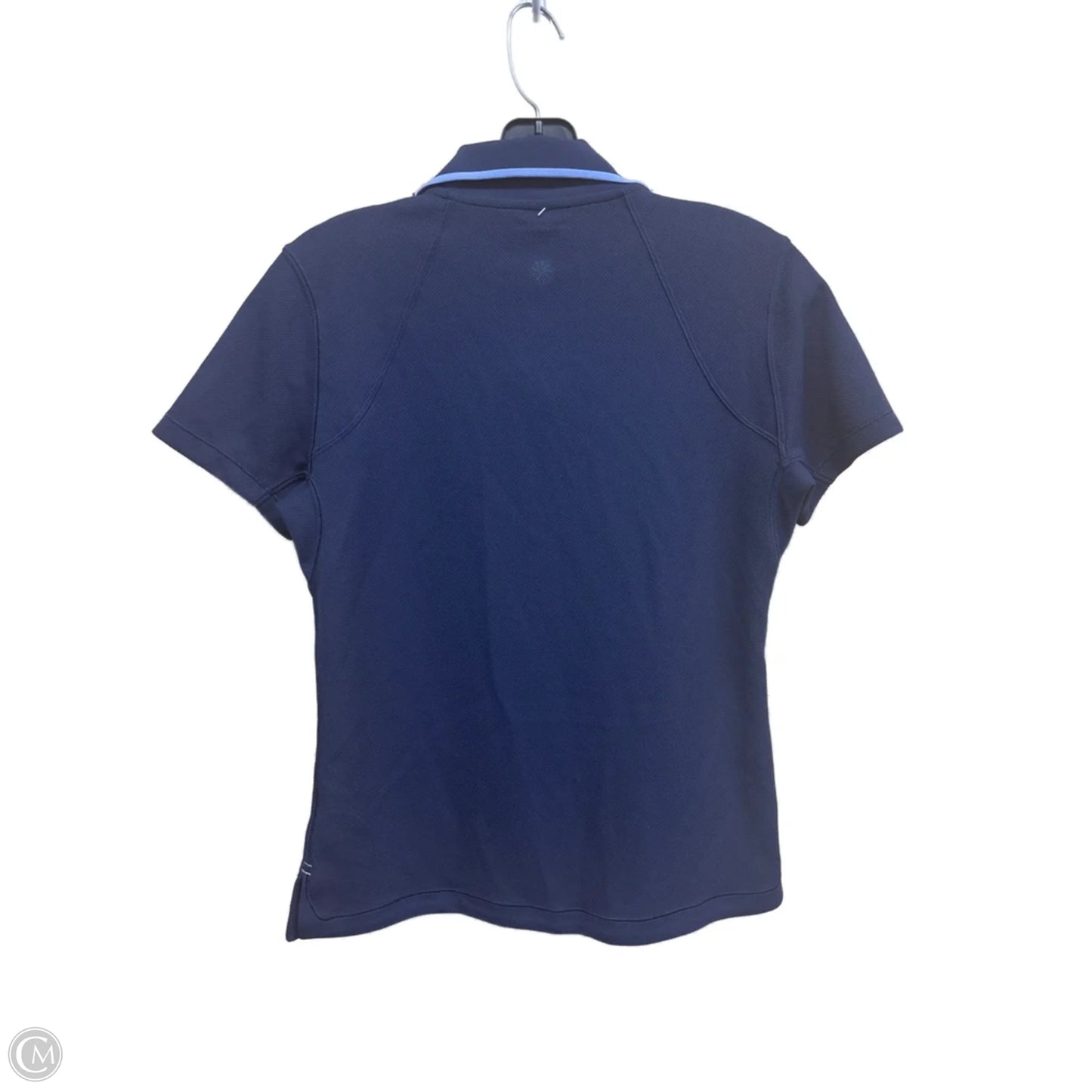 Athletic Top Short Sleeve By Athleta In Blue, Size: S