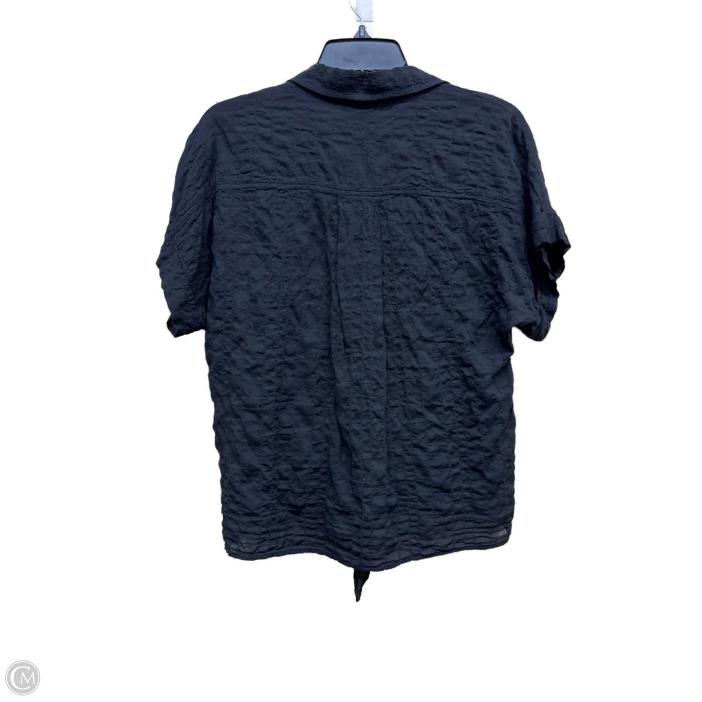 Top Short Sleeve By Cloth & Stone In Black, Size: S