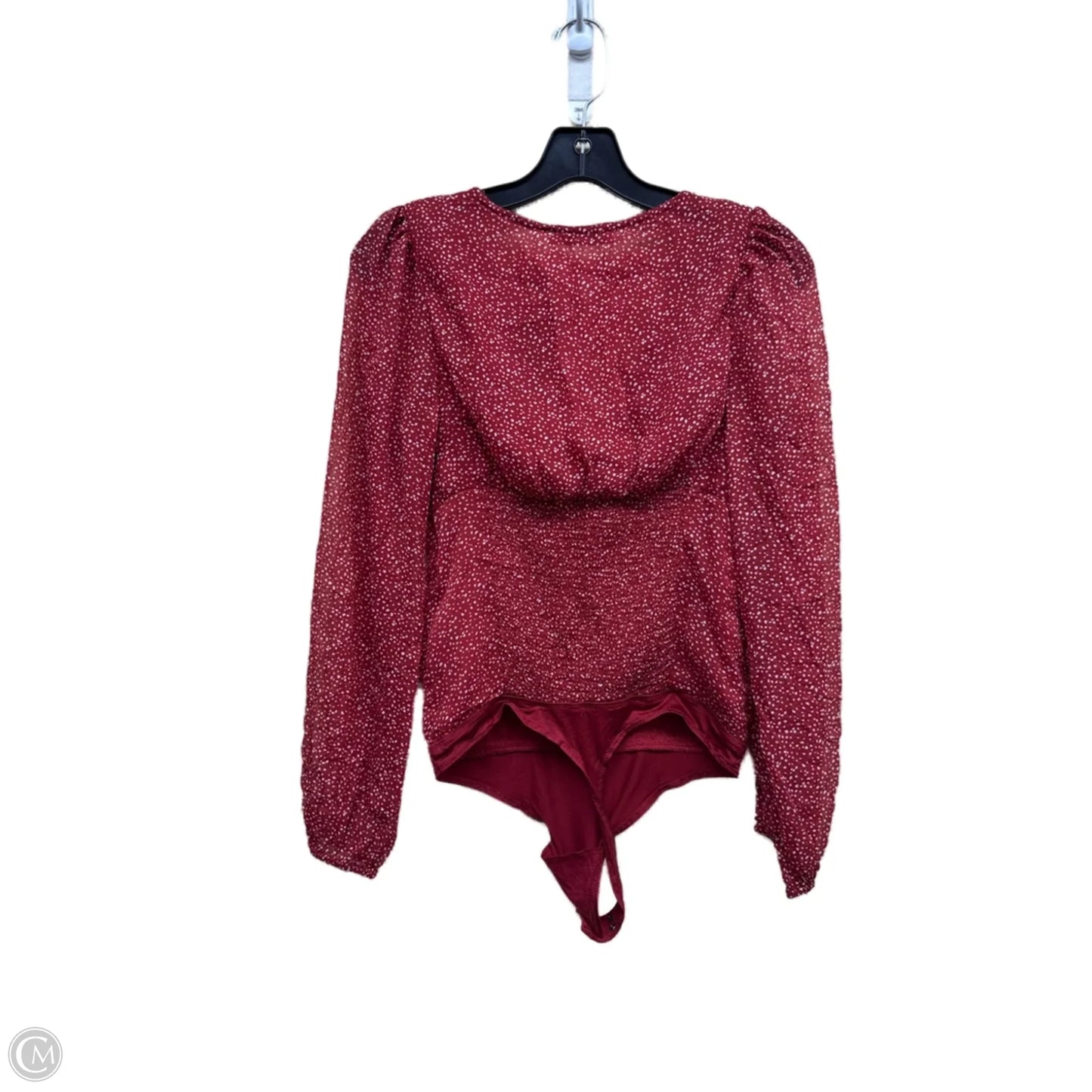 Bodysuit By Abercrombie And Fitch In Polkadot Pattern, Size: Xs