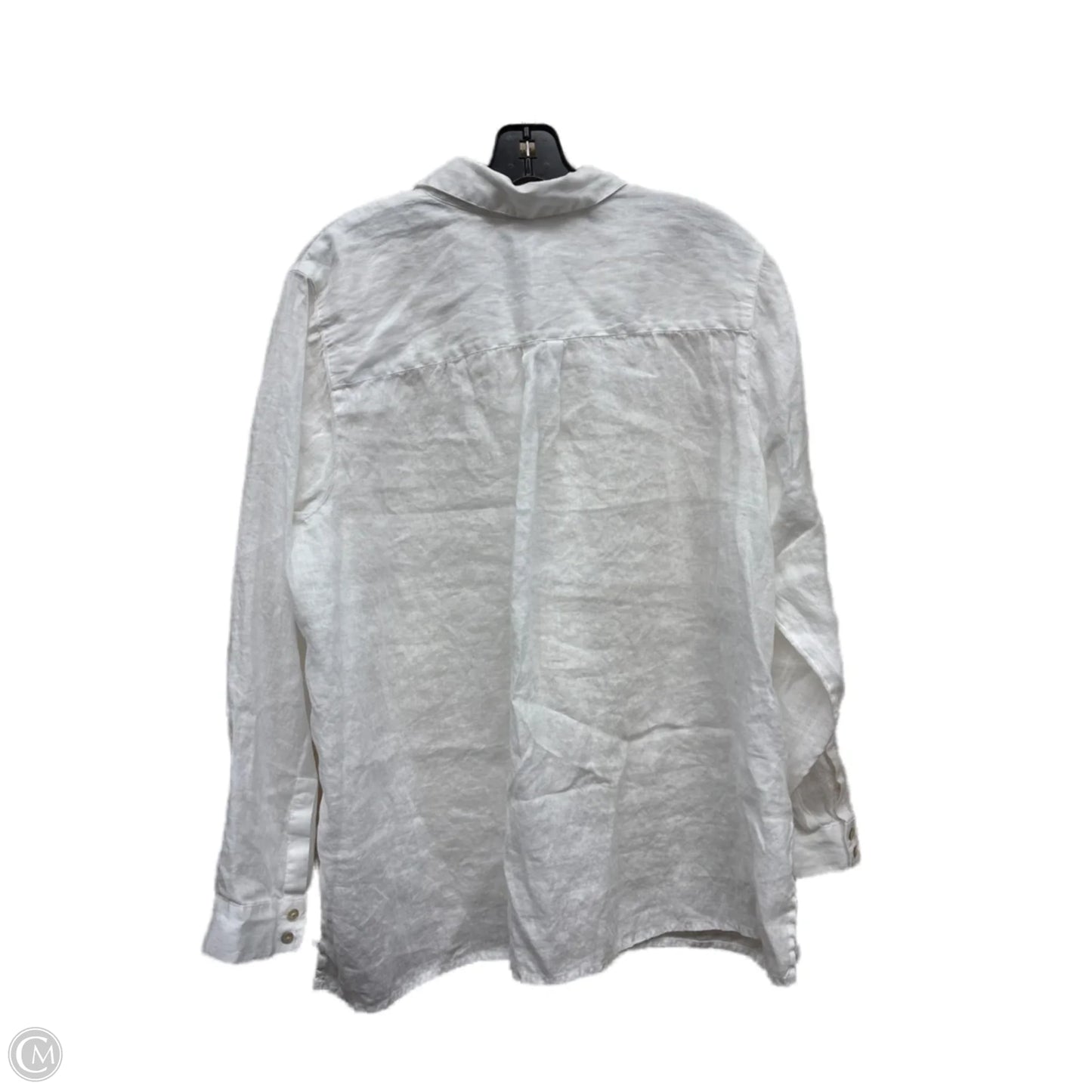 Top Long Sleeve By J. Jill In White, Size: Xl