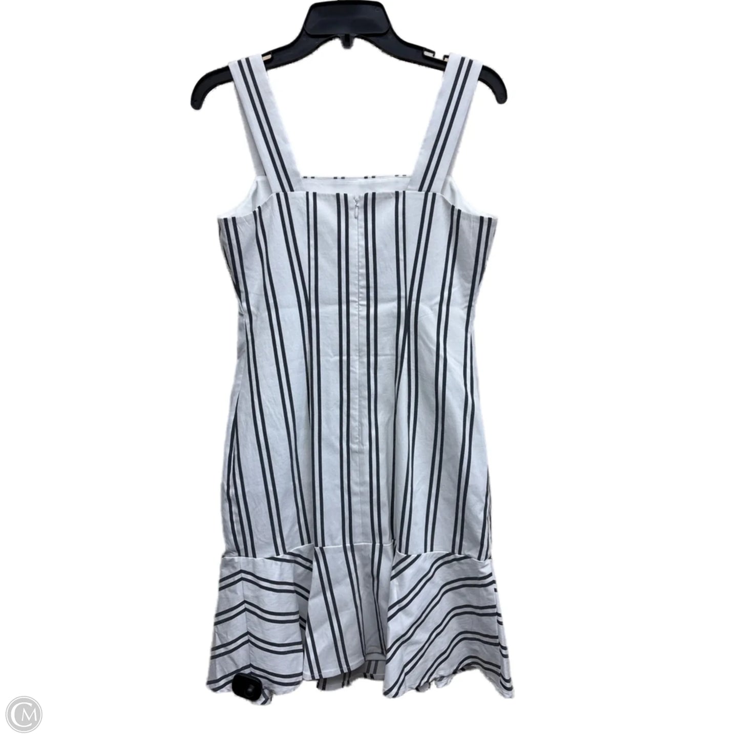Dress Casual Short By Calvin Klein In Striped Pattern, Size: 4