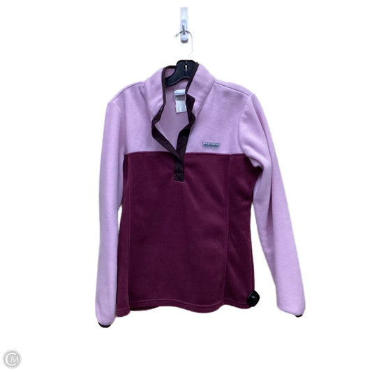 Jacket Fleece By Columbia In Purple, Size: M