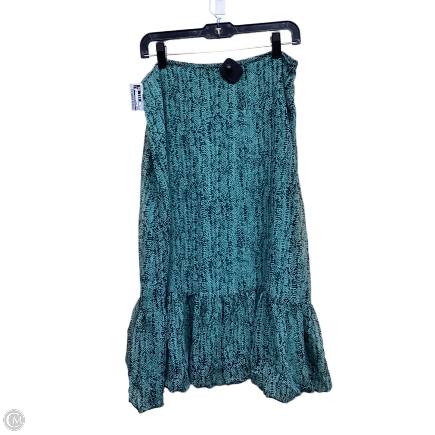 Skirt Midi By Clothes Mentor In Green, Size: 10