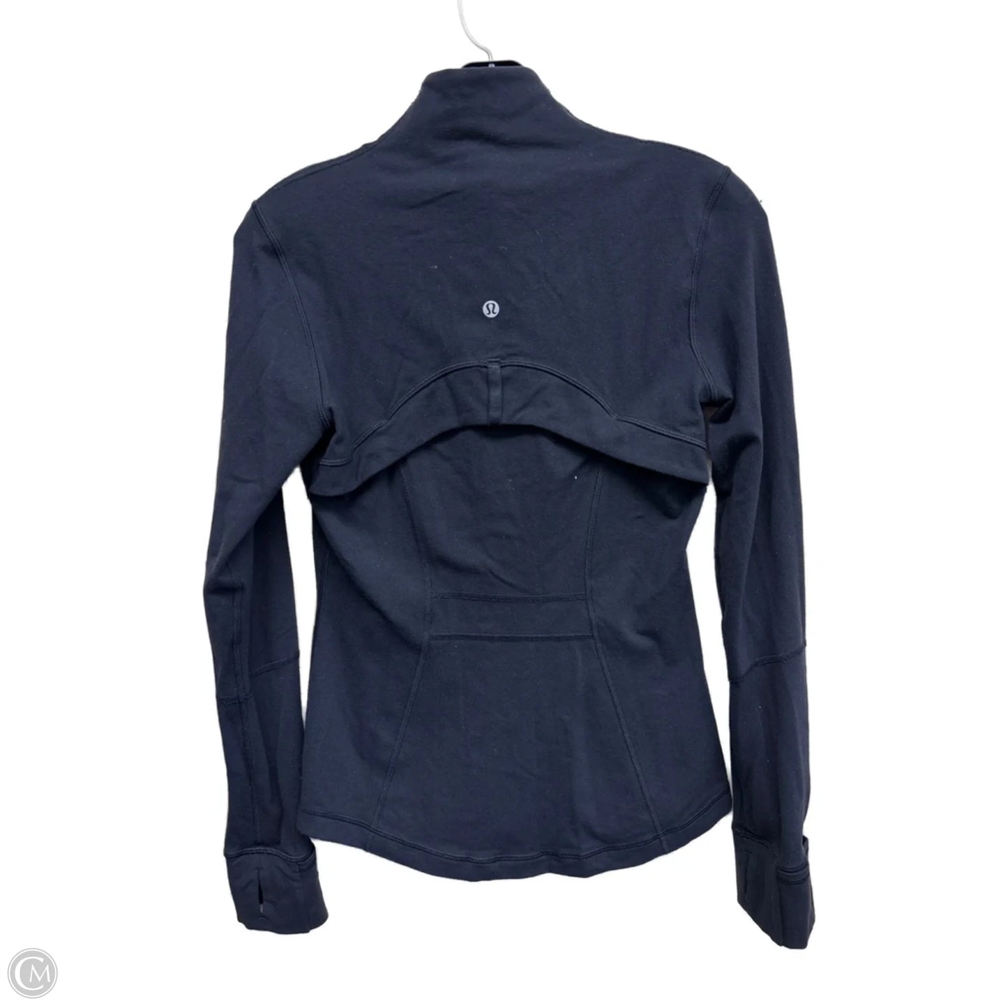 Athletic Jacket By Lululemon In Black, Size: 6