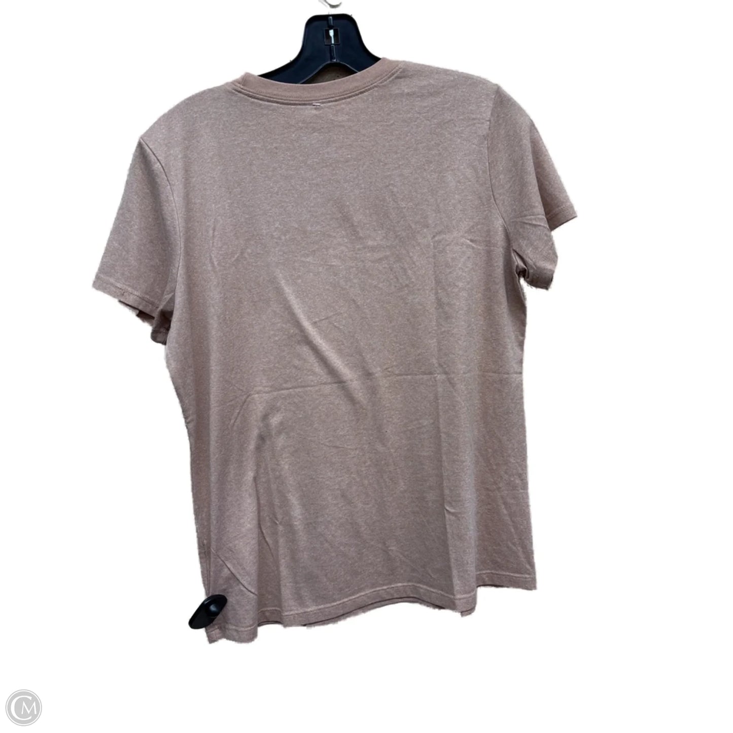 Athletic Top Short Sleeve By Nike Apparel In Pink, Size: L