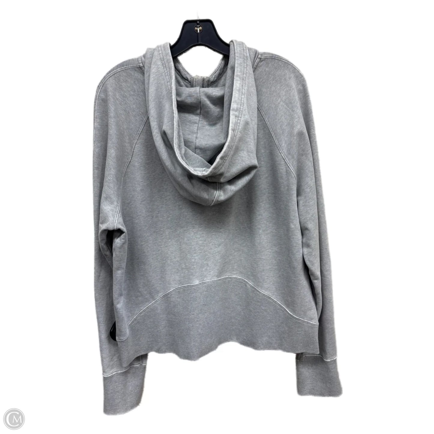 Athletic Sweatshirt Hoodie By Joy Lab In Grey, Size: L