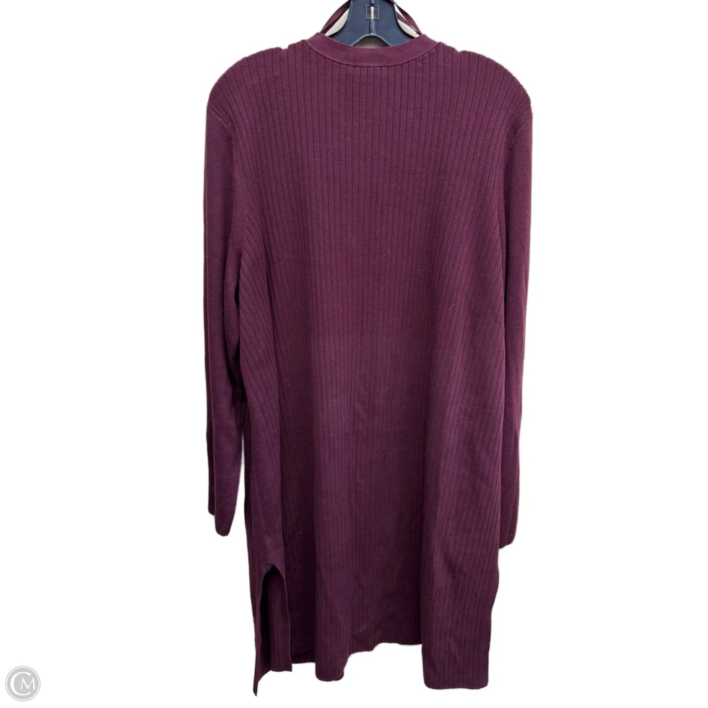 Cardigan By Talbots In Maroon, Size: 3x