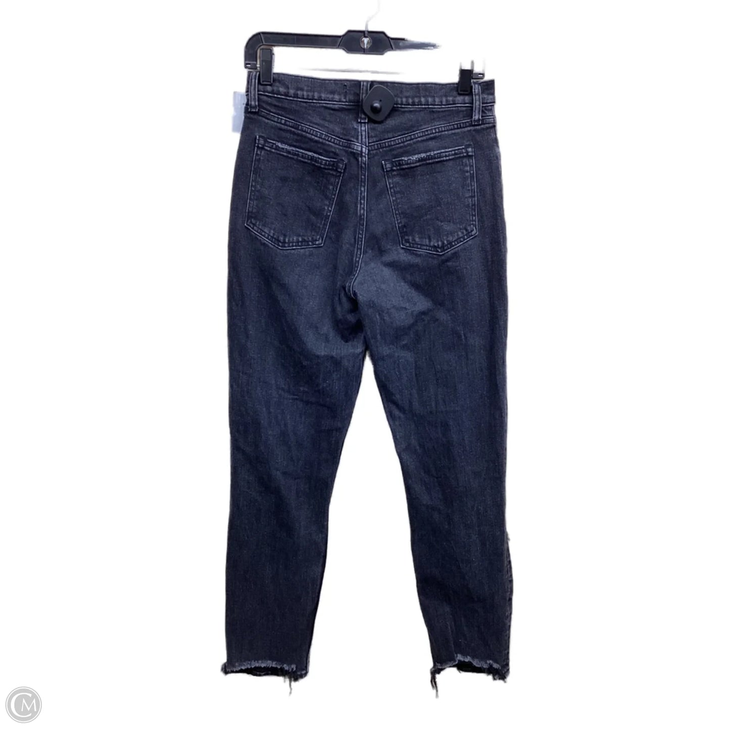 Jeans Straight By Abercrombie And Fitch In Black Denim, Size: 4l