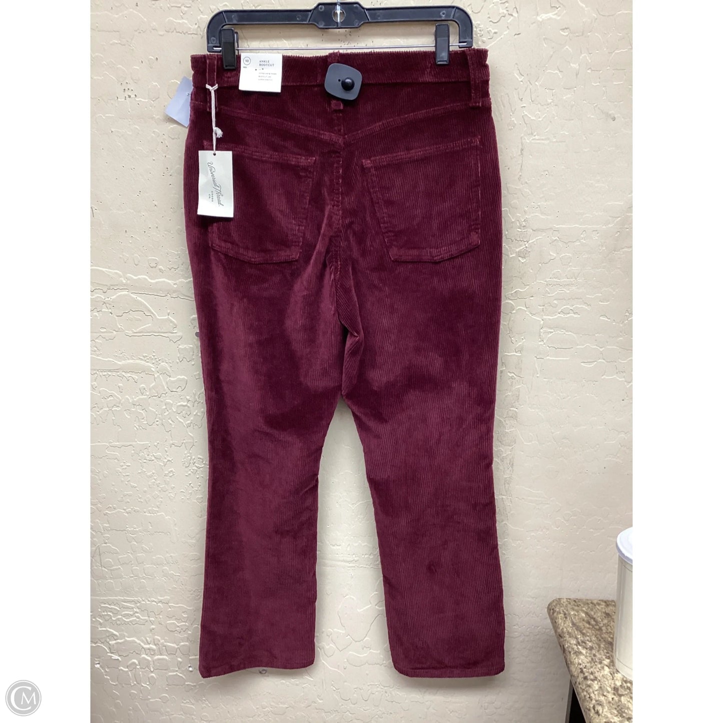 Pants Corduroy By Universal Thread In Maroon, Size: 10