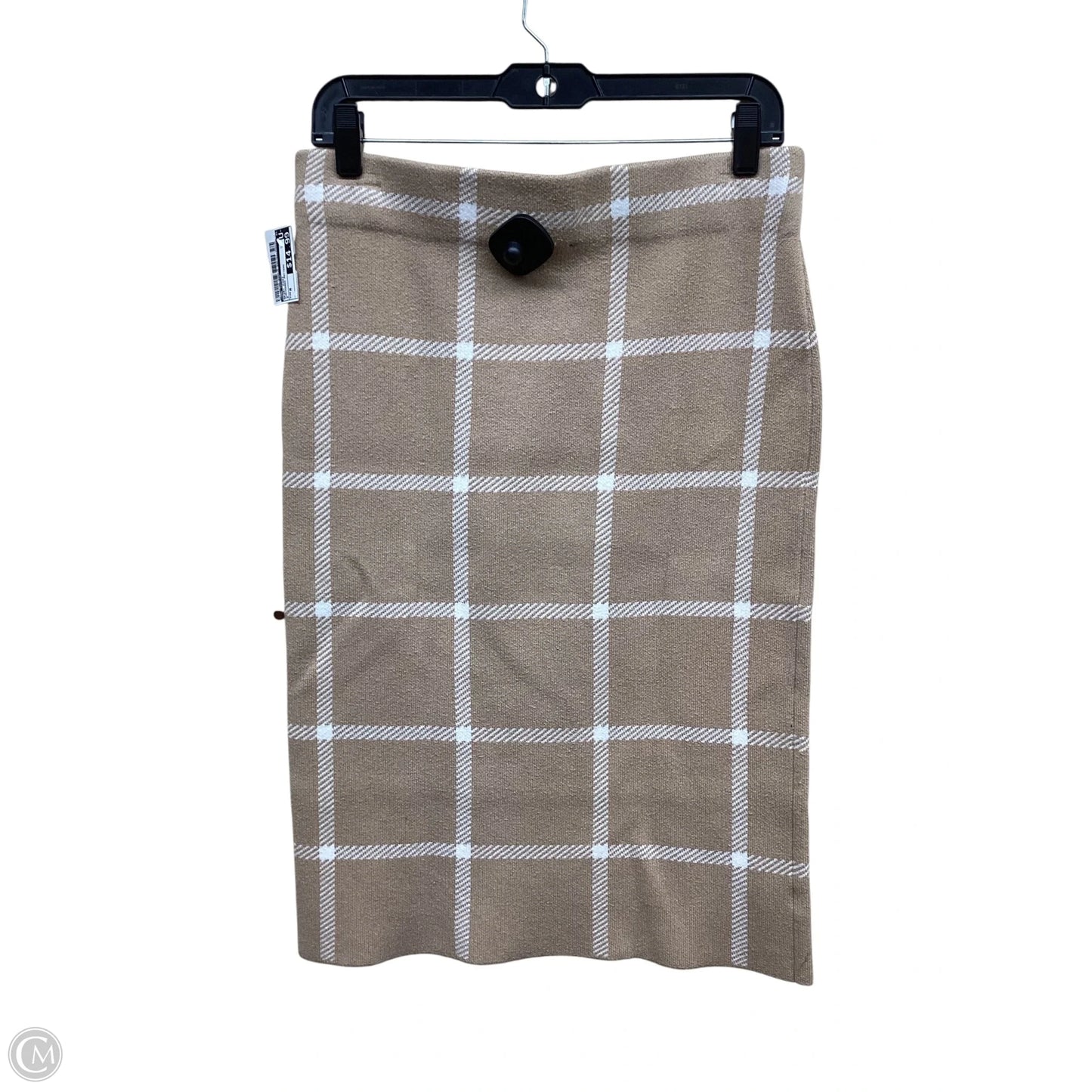 Skirt Midi By Ann Taylor In Checkered Pattern, Size: M