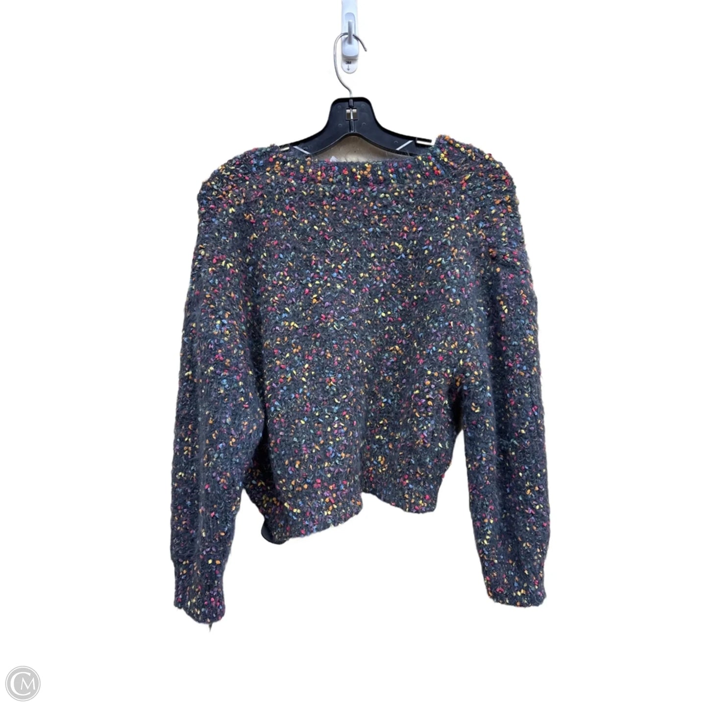 Sweater Cardigan By Clothes Mentor In Multi-colored