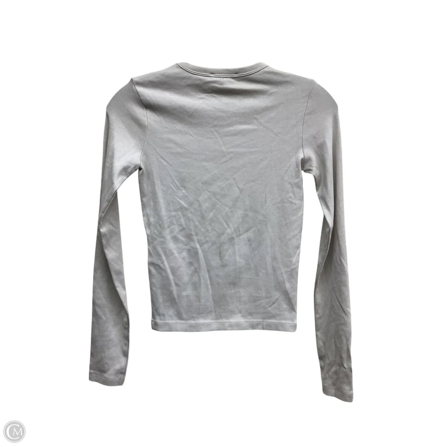 Top Long Sleeve By Zara In Tan, Size: M
