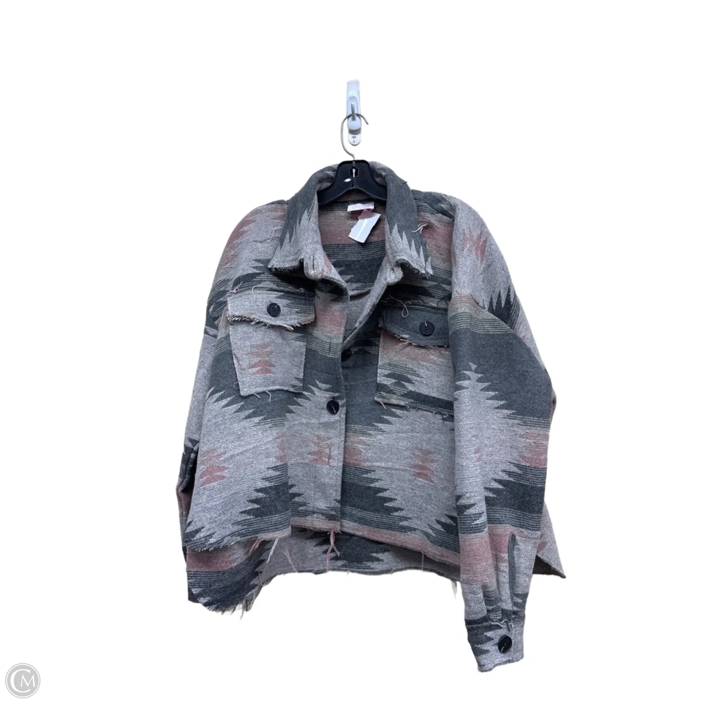 Jacket Other By Pink Lily In Multi-colored, Size: L