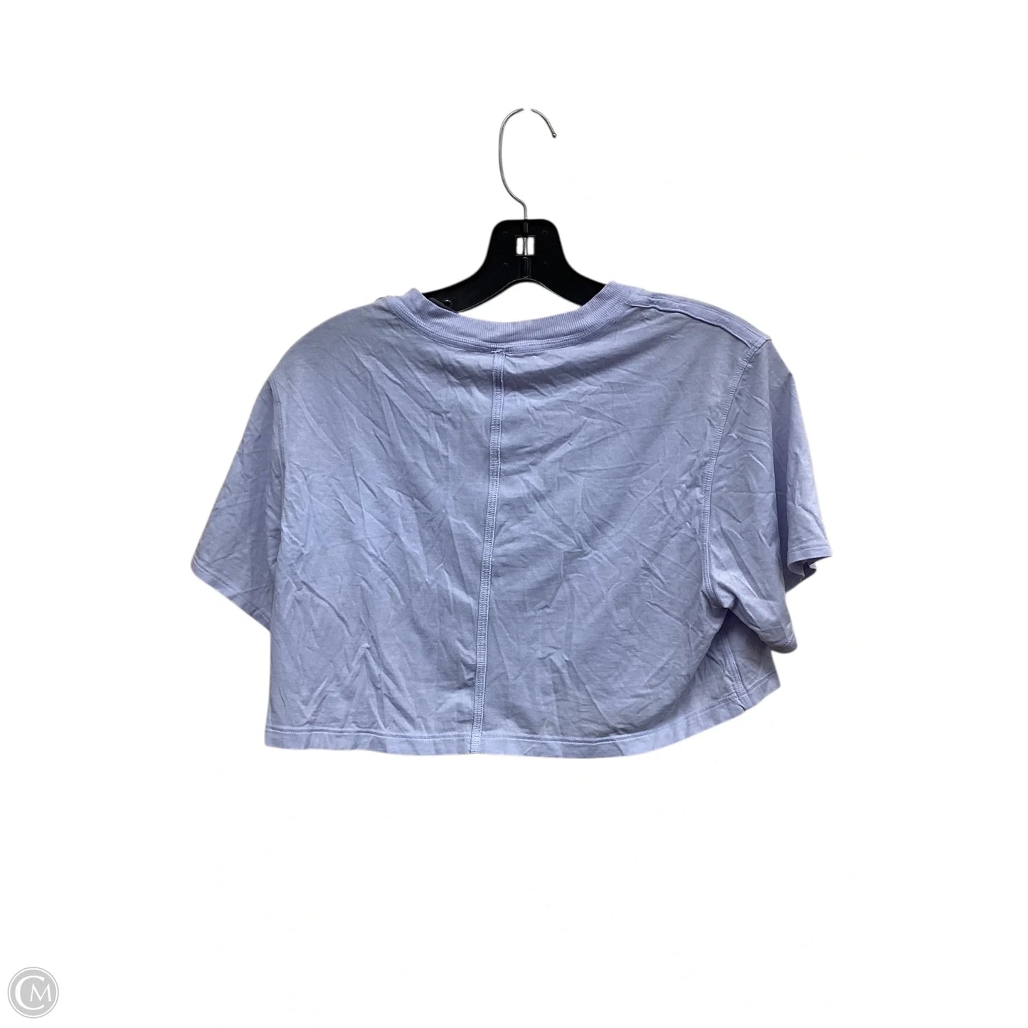 Athletic Top Short Sleeve By Lululemon In Purple, Size: 0