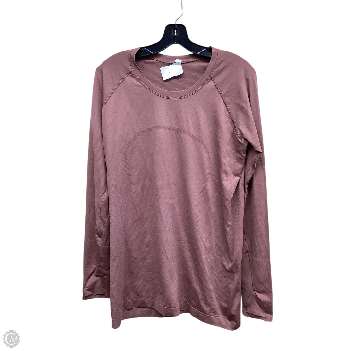 Athletic Top Long Sleeve Crewneck By Lululemon In Brown, Size: 14