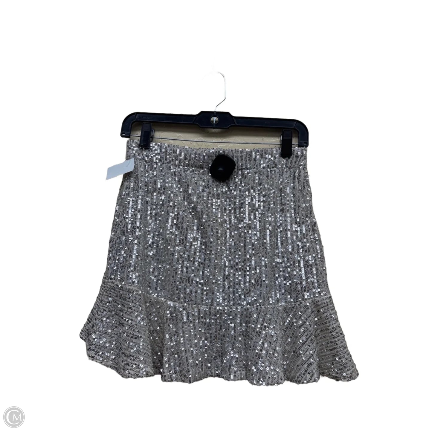 Skirt Mini & Short By Bb Dakota In Silver, Size: S