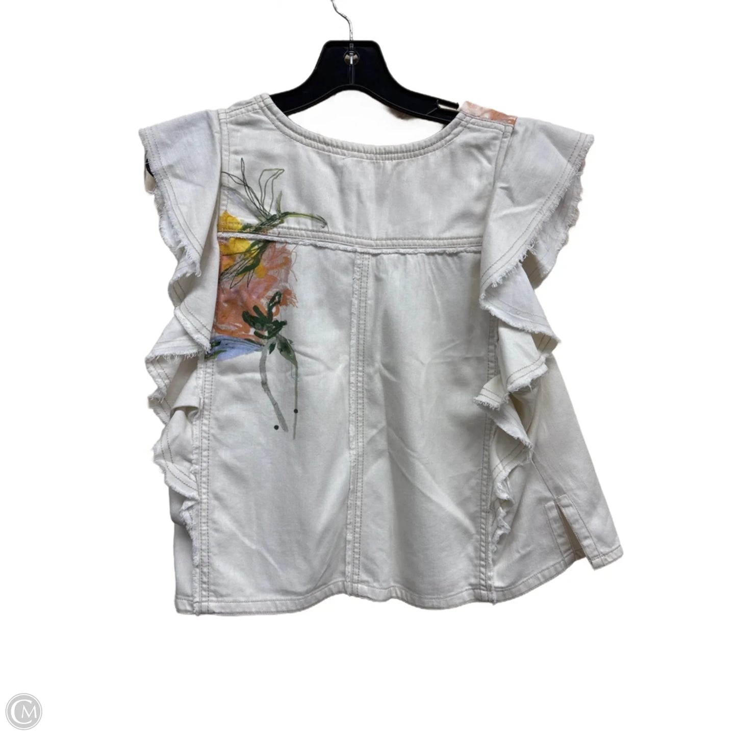 Top Short Sleeve By Pilcro In Floral Print, Size: M