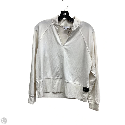 Athletic Sweatshirt Collar By Athleta In White, Size: L
