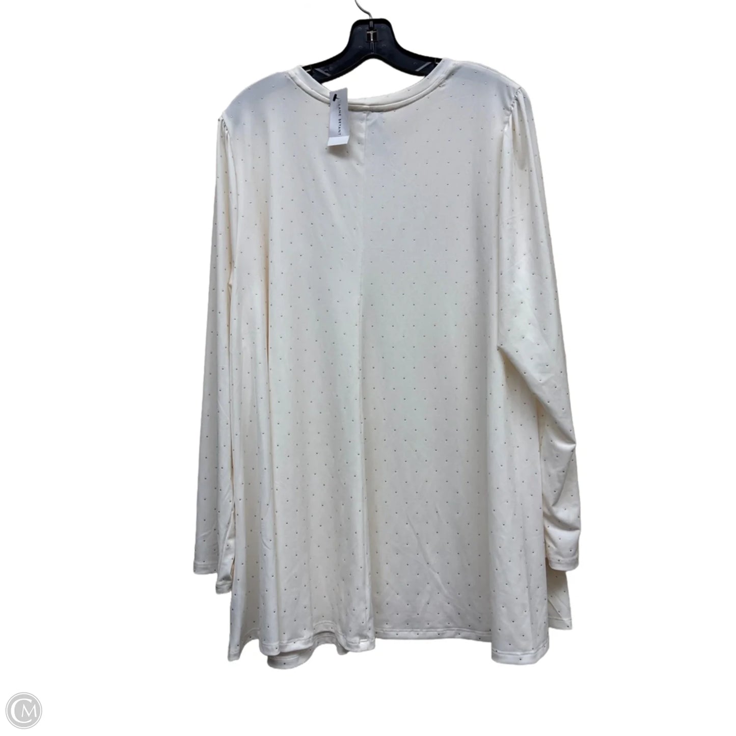 Top Long Sleeve By Lane Bryant In Polkadot Pattern, Size: 22