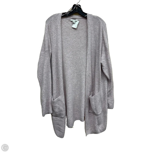 Sweater Cardigan By American Eagle In Purple, Size: Xs