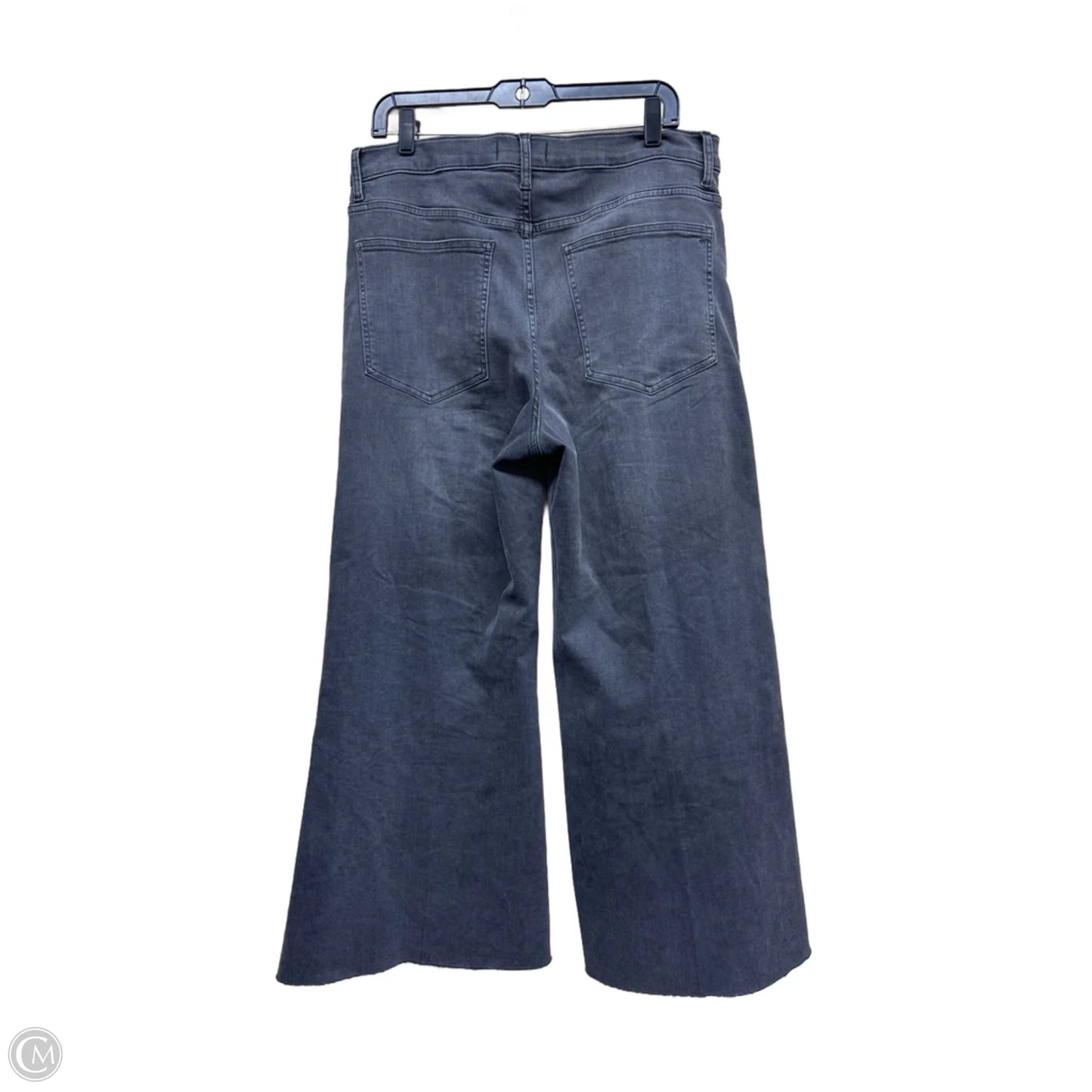 Jeans Wide Leg By Madewell In Grey Denim, Size: 12