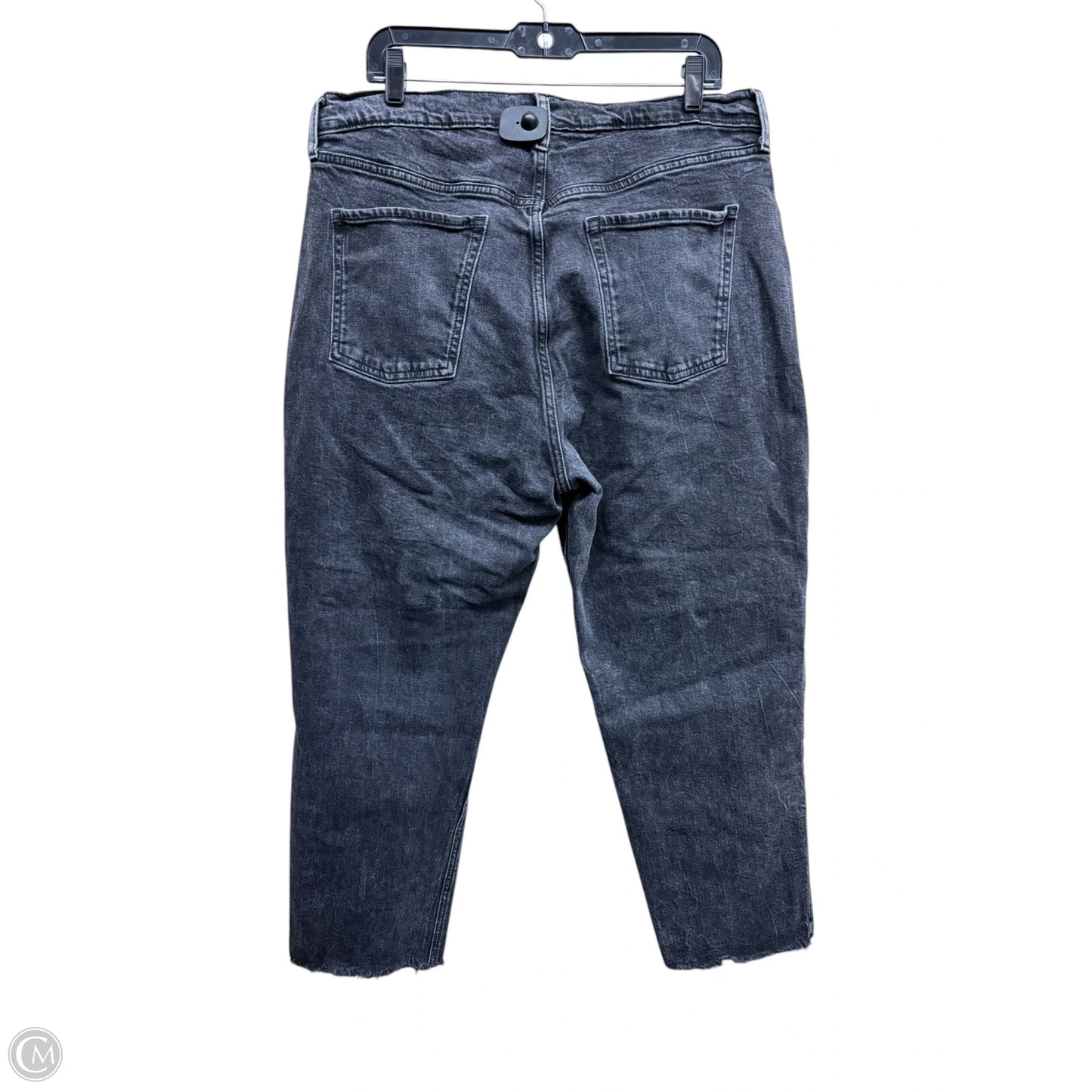 Jeans Straight By Old Navy In Black Denim, Size: 18