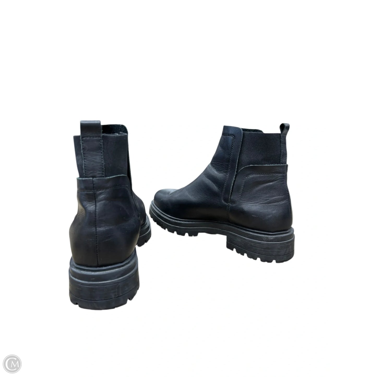 Boots Ankle Flats By Steve Madden In Black, Size: 10