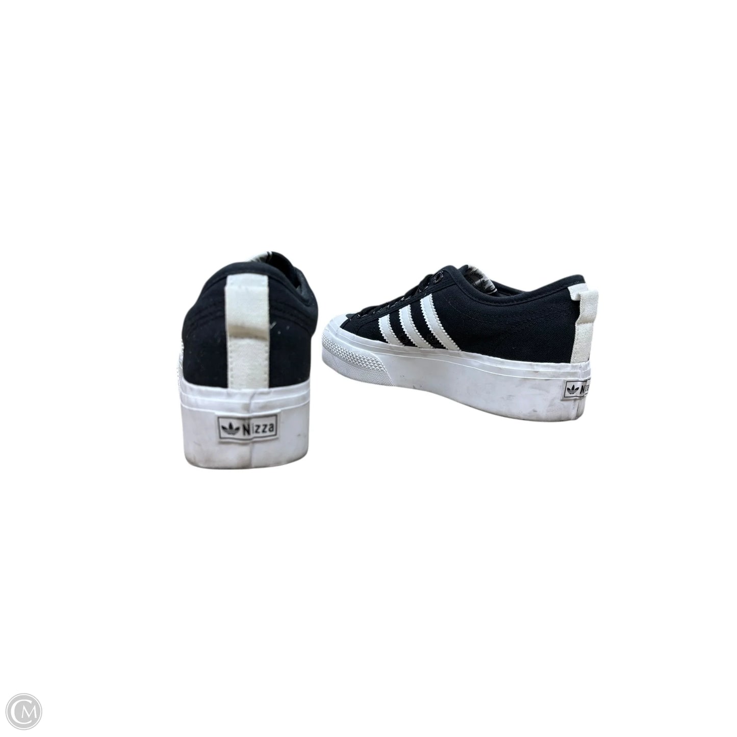 Shoes Sneakers By Adidas In Black & White, Size: 7